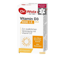 Dr. Wolz Vitamin D3 4000 I.E. plus, N60